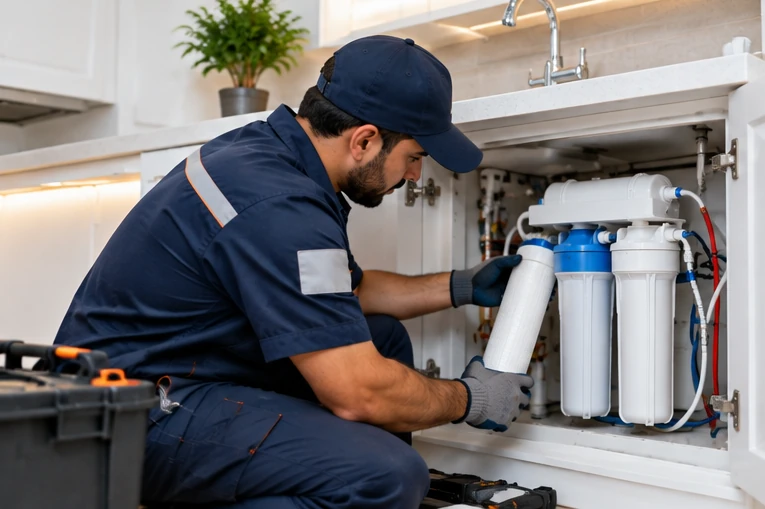 Maintenance service scene